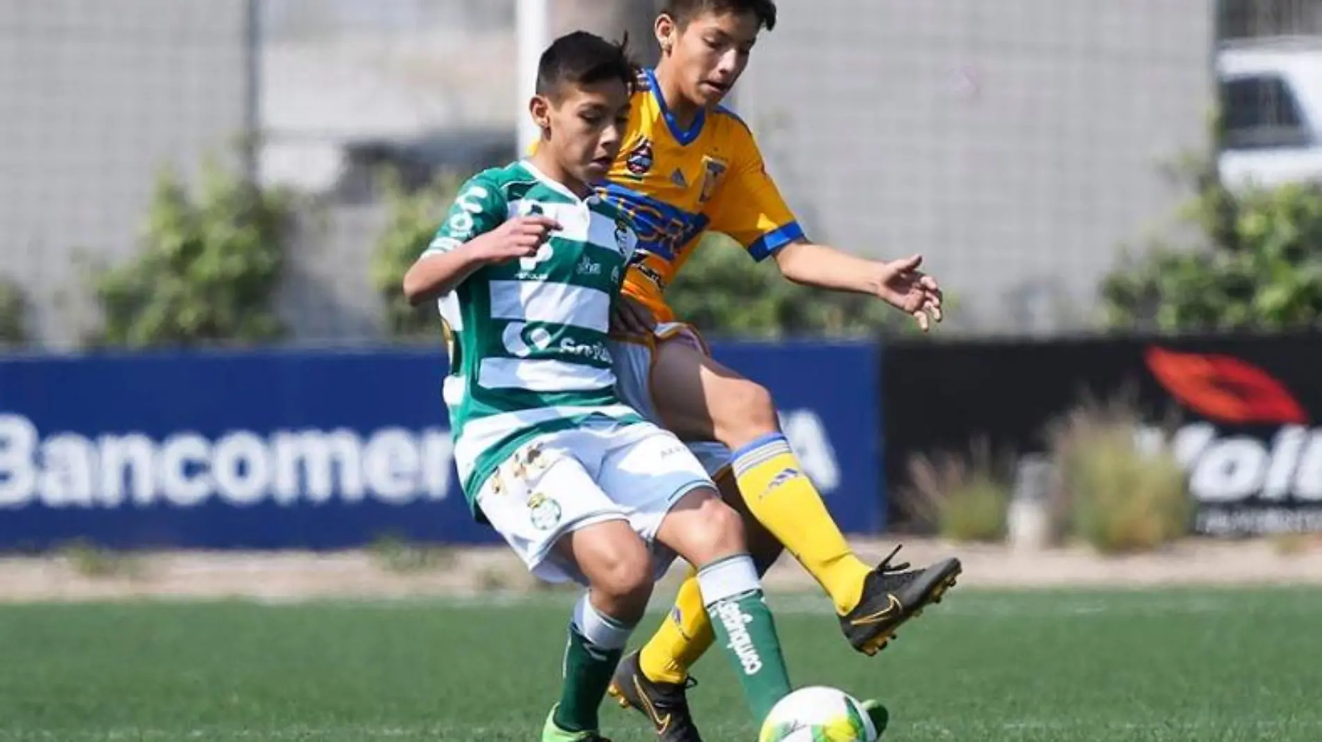 polo final sub13 Edwin Alvarado en su partido ante Tigres en cuartos de final Foto cortesia liga mx